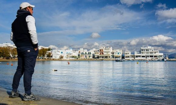 ...the coldest winter storm for 75 years leaves Paros, and the island smiles again with all its beauty...