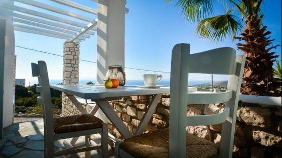 ...breakfast balcony....I feel so blessed to wake up to this view every morning...Paros Island, its a state of mind