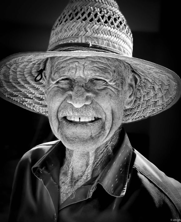 ....a farmers' smile...