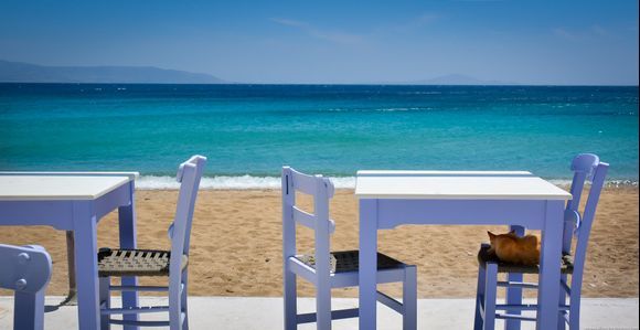 ....paros colours.....
....my morning swim and the perfect place for a morning coffee...