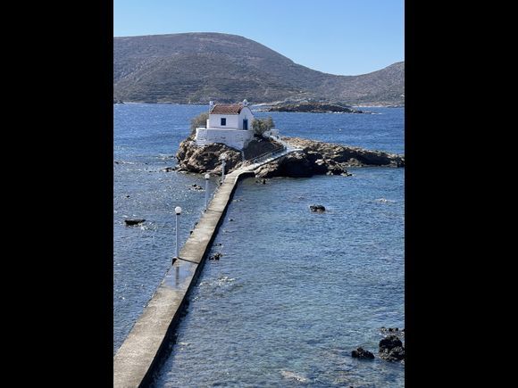 Agios Isidoros. Pray that the waves don't get you!