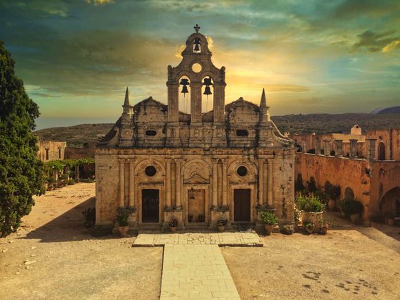 I have been lucky enough to visit this special place (Arkadi Monastery) twice. If you do the full tour of it and read about its history, it is a really moving experience. 