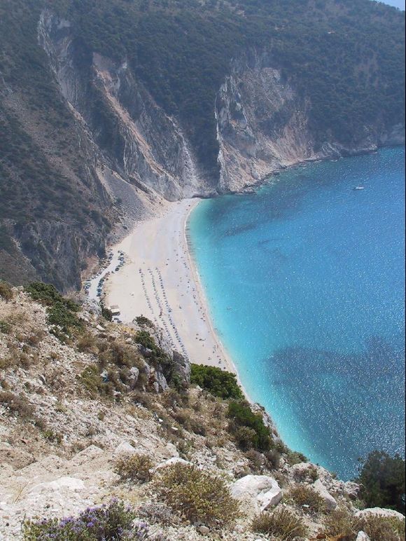 The most famous beach of Kefalonia. A very veautiful one.
