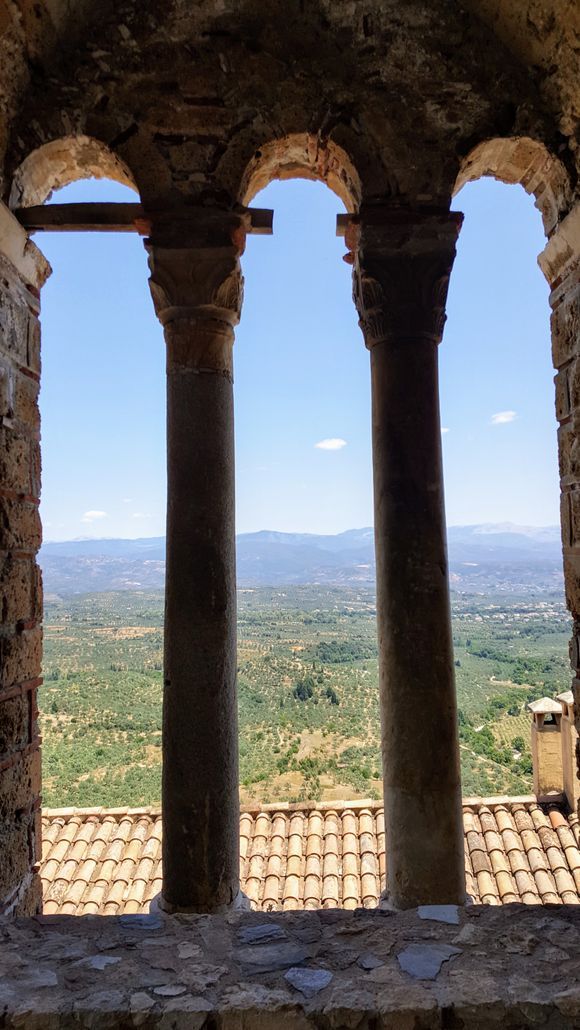 View from the monastery Pantanassa