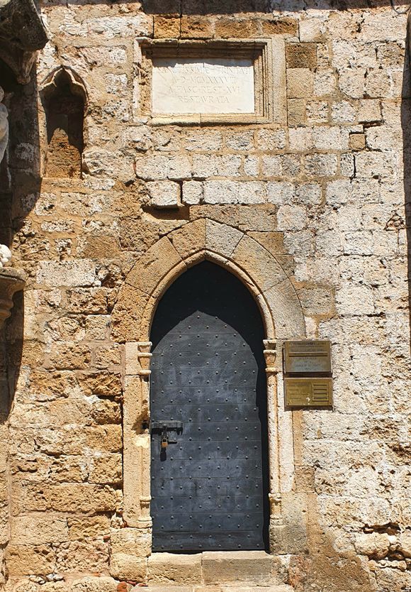 Old catholic Church in Rhodes