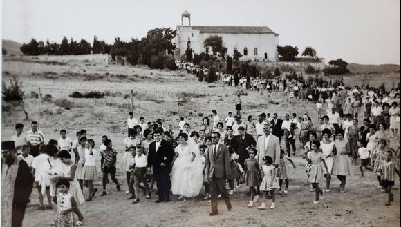 Wedding of Angeliki & Efstratios Thomas in Portianou, Lemnos. (circa 1963)