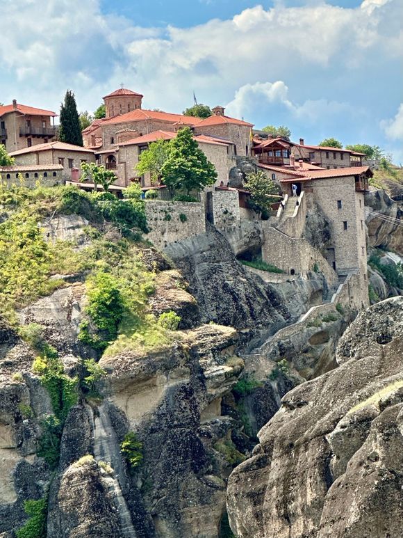 The first monastery we visited, seen from the road