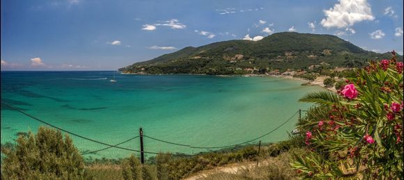 Kéri's bay and beach from Perlakia