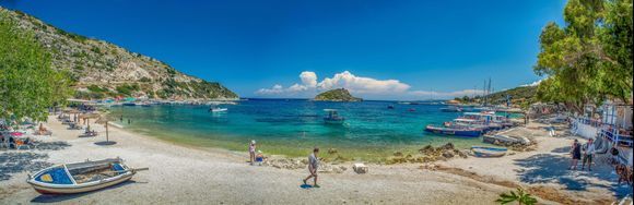 Panoramic view of Agios Nikolaos bay