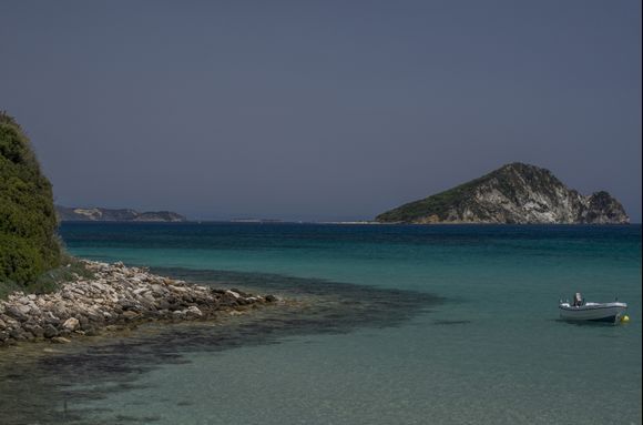 Marathonissi Island: one of the nesting sites of Caretta turtles 