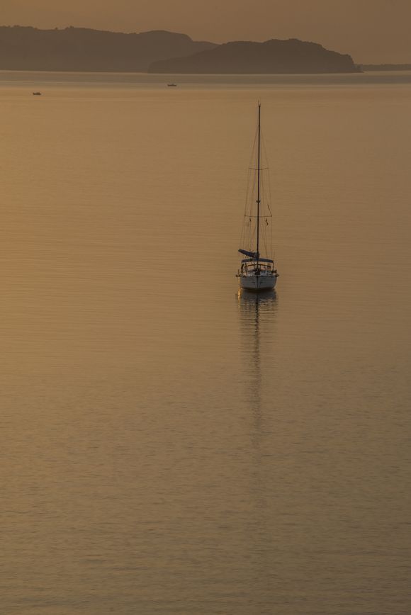 Keriou bay around sunrise