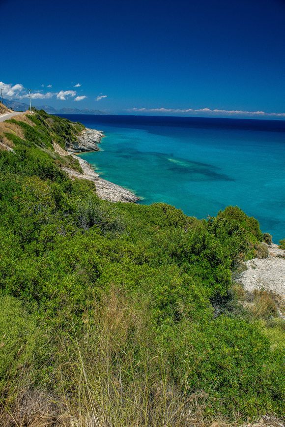 Képhalonia island from the vicinity of Koriti (northern tip)