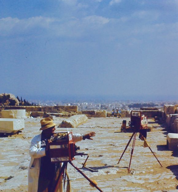 the photographers of the Acropolis... before the invention of the selfie ! 