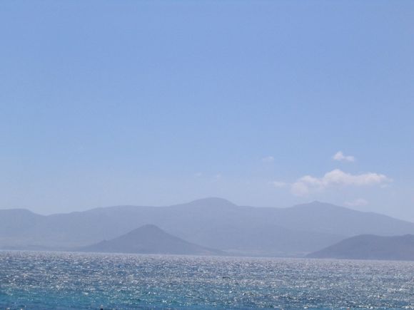 Naxos from Paros.