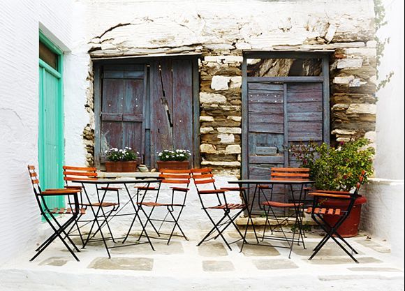 Cafe in Pyrgos