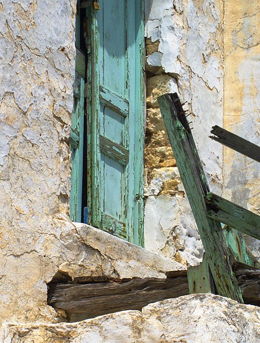Old door in Chora.
