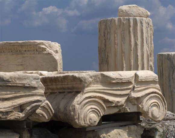 Capitals and Column on Acropolis - May 2008
