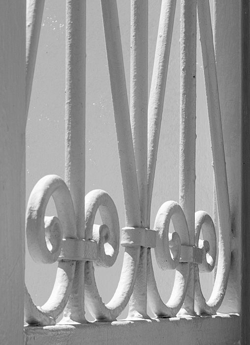 Gate detail in Oia.