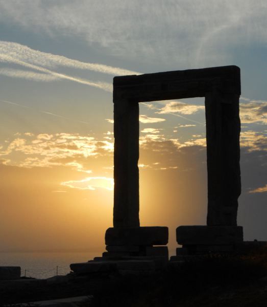 Portara at sunset - Naxos