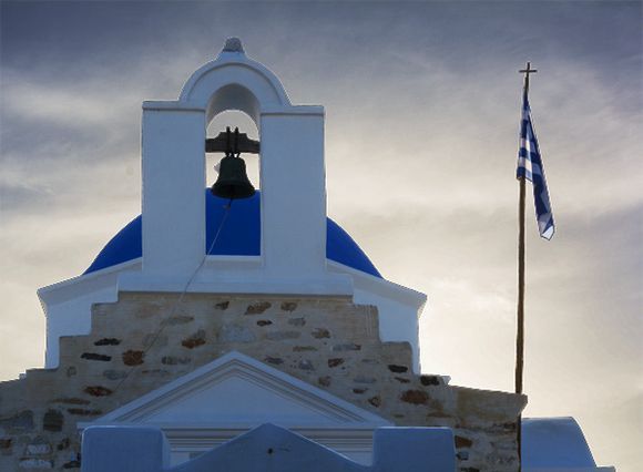 Morning at Agios Fokas church