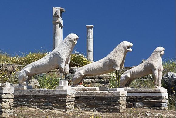 Naxion lions of Delos