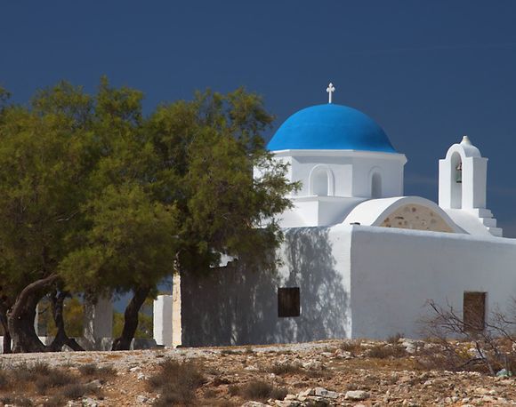 Chapel at Agia Foka - across the bay from Parikia.