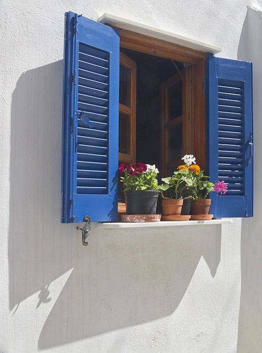 Window in Mykonos Town
