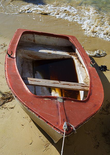 A leaky Aliki boat