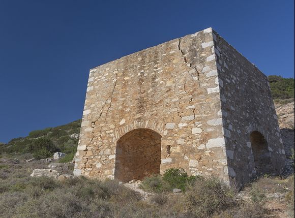 This structure is located near the ancient marble quarries. Does anyone know what it was built for, or how old it is?