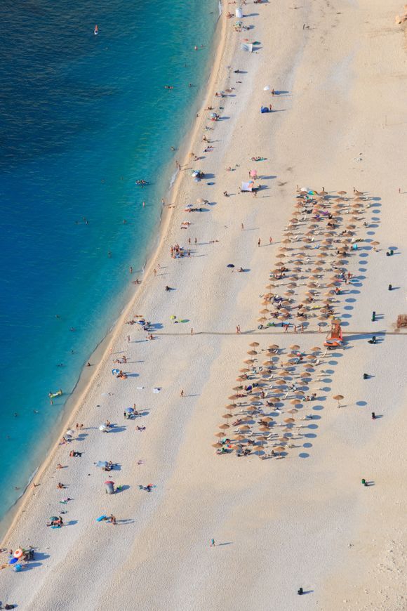 View of Myrtos Beach from above