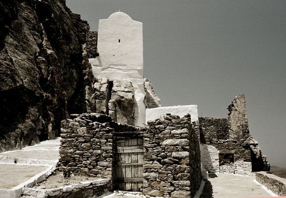 Acropolis of Chora. Amorgos, 2003