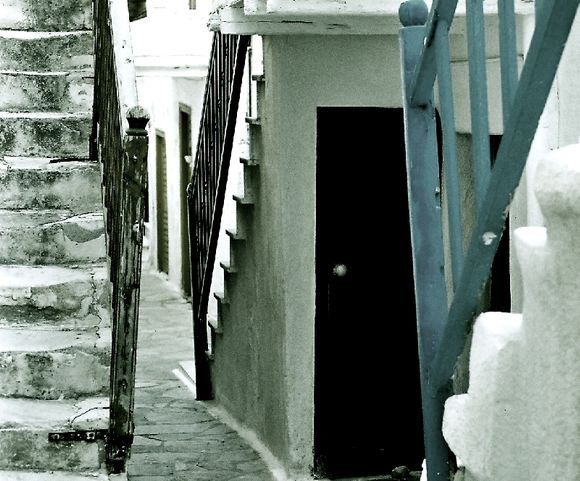 Stairs at Kastro. Sifnos, 2007