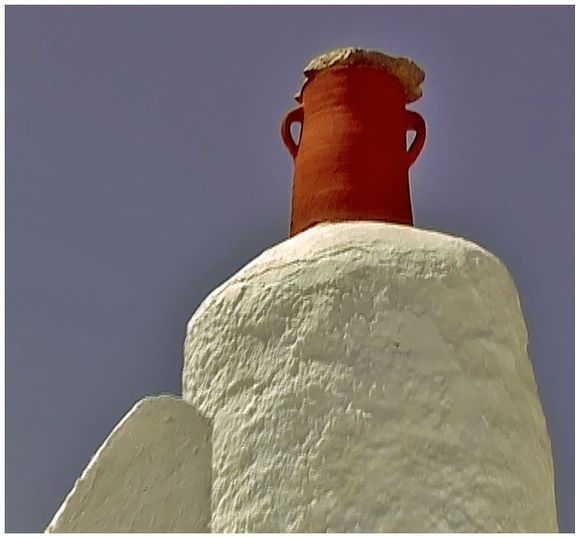 Chimney. Chora, Amorgos, 2006