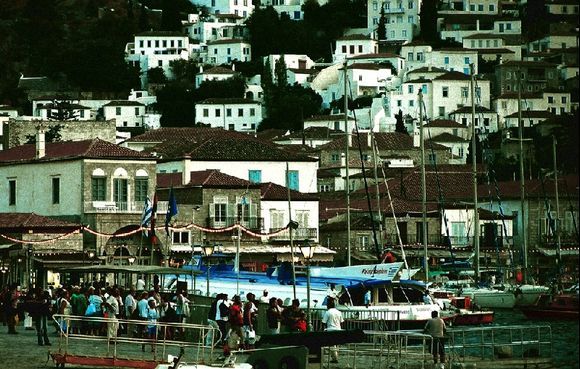 At the port. Hydra, 2004