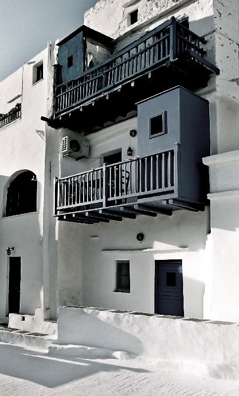 Architecture at villaage Kastro. Sifnos, 2007