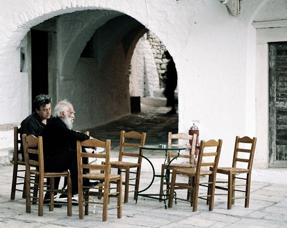 Kafenio (cafe) at Apiranthos. Naxos, 2007