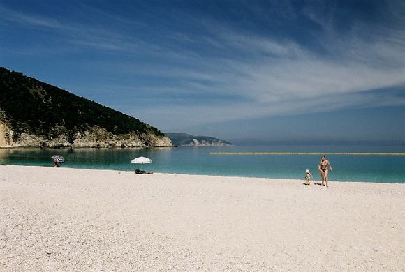 Myrtos beach. Kefalonia, 2009