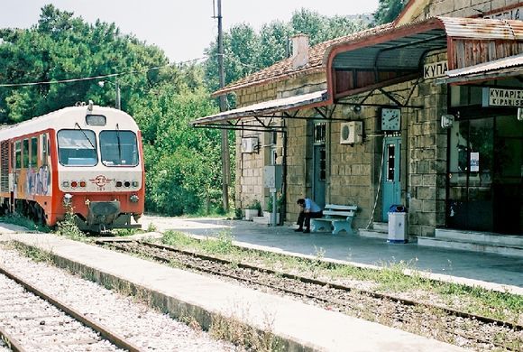 Railway station. Kyparissia, 2009
