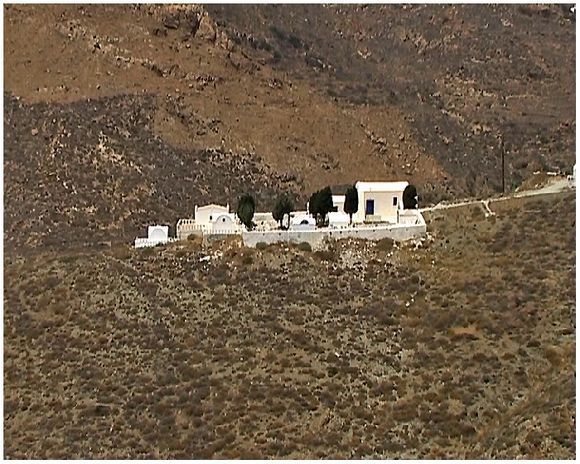 The cemetery of Chora. Anafi, 2006