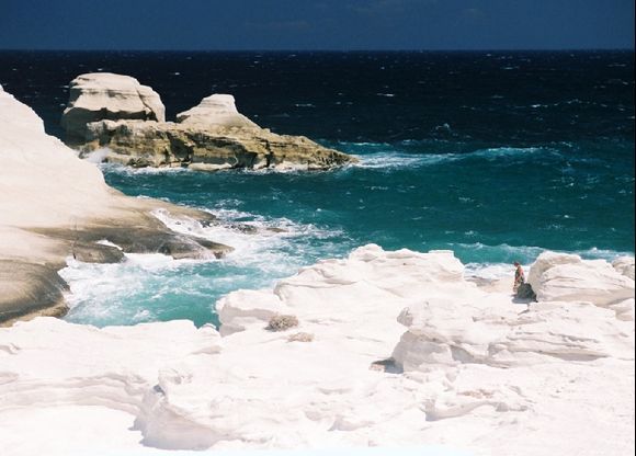 White rocks of Sarakiniko. Milos, 2008