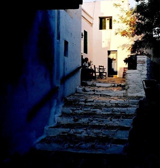 Entrance to Kastro. Chora, Folegandros, 2003