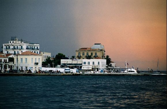 Stormy sky. Spetses, 2004
