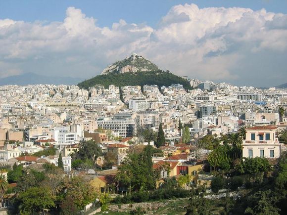 Athens -  from Paul\'s hill Plaka