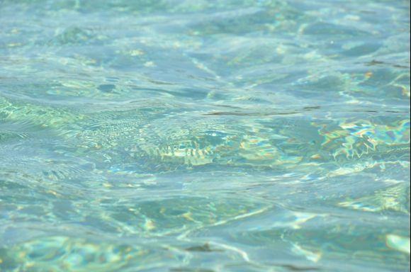 lovely crystal clear water