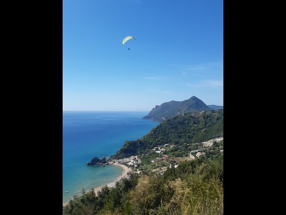 Paragliding in Pelekas.  An unforgettable experience!♥️