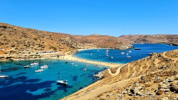 One of the most famous beaches on Kythnos... Kolona beach! Love it!