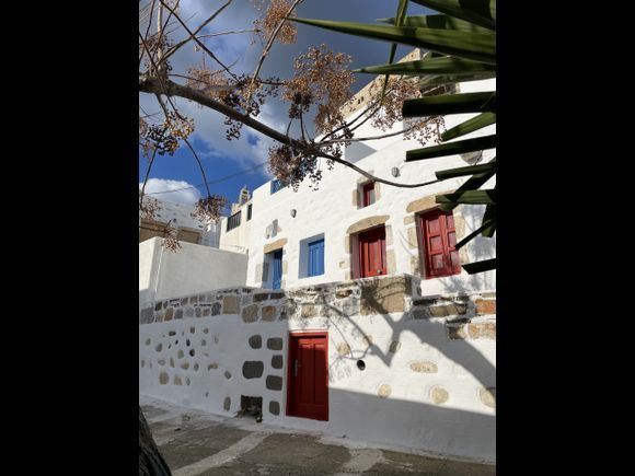 Chora Street below castle