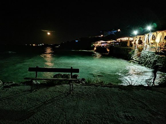 Zakynthos, Greece - Ammoudi, Seaside by night