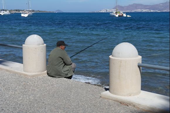 I guess I could sit here all day too, whether I catch something or not...
Akti Miaouli

September 25, 2014 