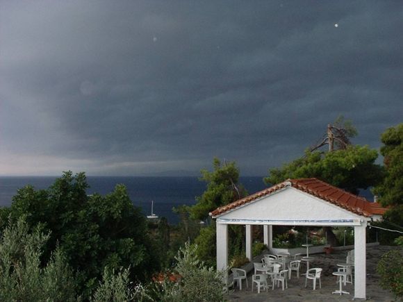 Stormy day on Skiathos